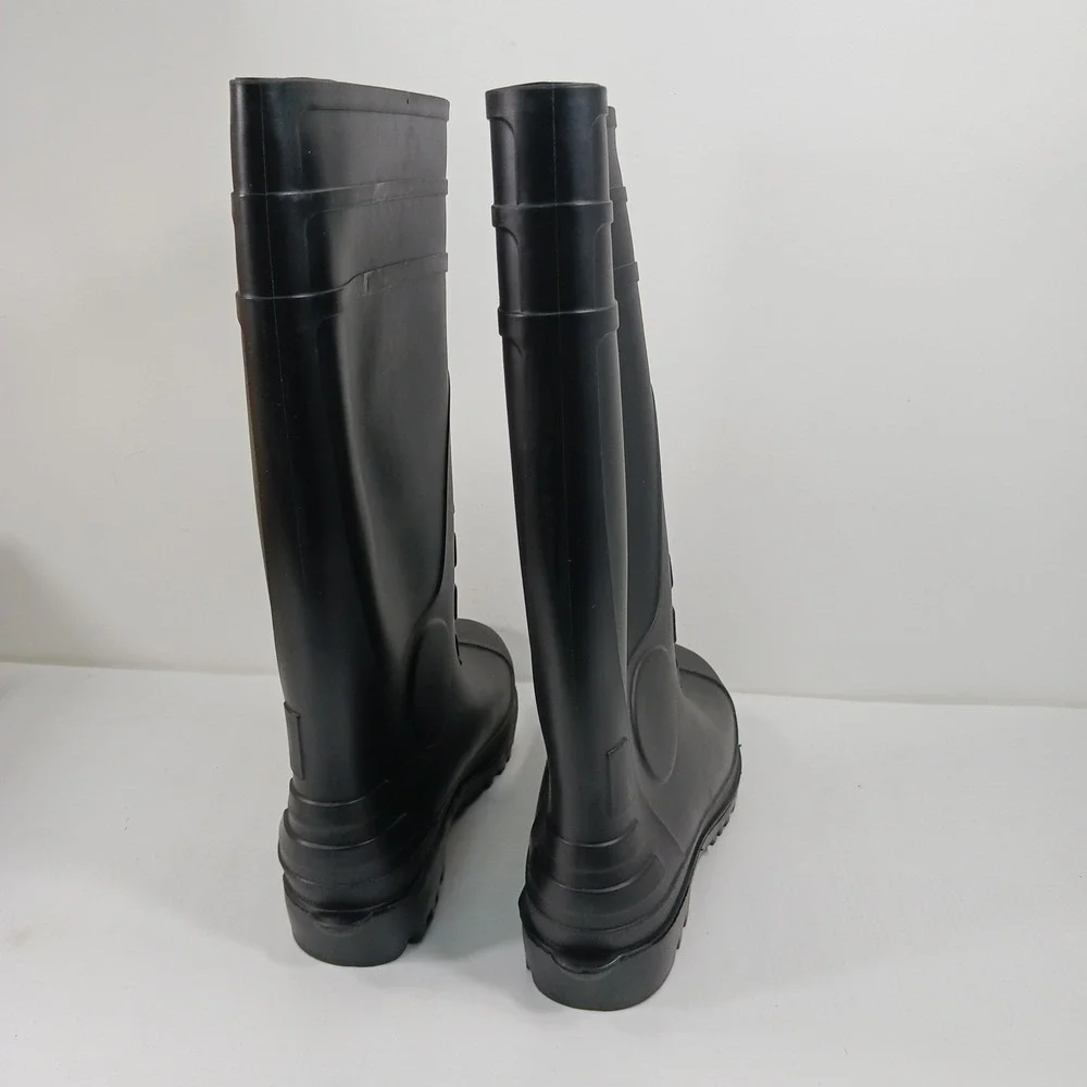 Tingley Mens Steel Toe Work Boots Black Rubber Waterproof ASTM F2413-11 Size 12